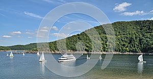 Rursee Reservoir,Eifel National Park,Germany