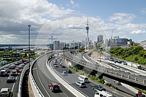 Rush Hour In Auckland, New Zealand photo