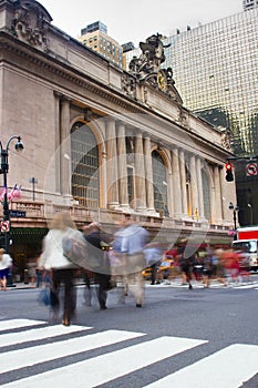 Rush hour at Grand Central, New York