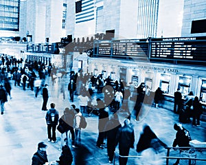 Rush hour at Grand Central station