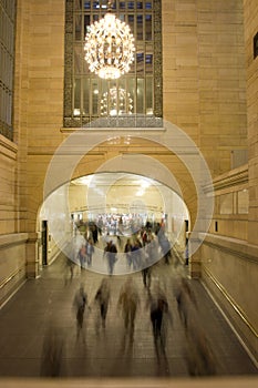 Rush hour at Grand Central Station, NY photo