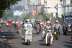 Rush hour in Ho Chi Minh city