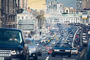 Rush hour in Moscow