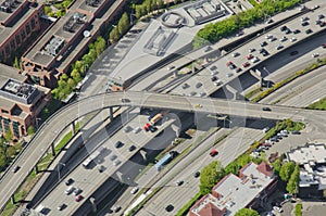 Rush Hour Traffic - Aerial