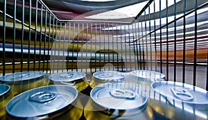 Rush market motion blur