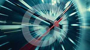 The Rush of Passing Time.AI generated image