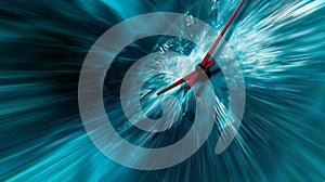 The Rush of Passing Time.AI generated image