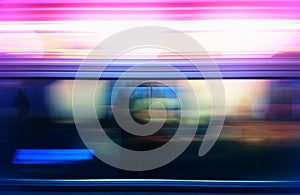 Rushing motion blur train transportation background