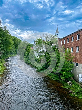 Rushing river, Wilmington, Vermont