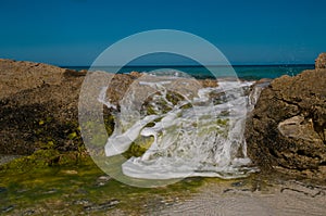 Rushing Water over rocks