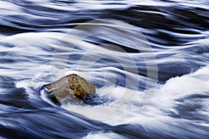 Rushing Water And Rock photo