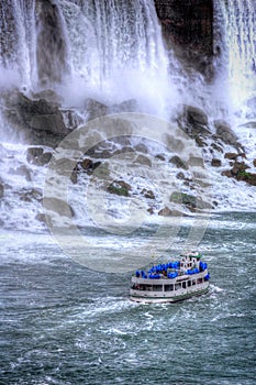 Rushing waterfalls boat tours