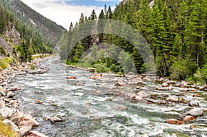 Rushing Waters of the Gallatin River photo