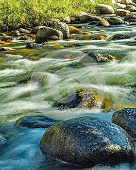 Rushing waters of Ten Sleep Creek