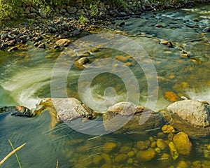 Rushing waters of Ten Sleep Creek