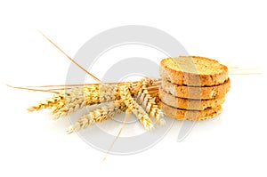Rusk with wheat ear
