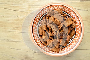 Rusks in a bowl