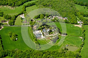 Russ Hill, Surrey, Aerial View