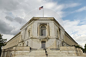 Russell Senate Office Building in Washington DC