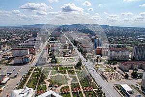 Russia, Chechnya, the Chechen Republic, the city of Grozny. Panoramic view