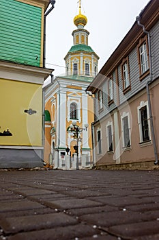 Russia, the city of the "Golden Ring" Vladimir. Old city streets