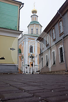 Russia, the city of the "Golden Ring" Vladimir. Old city streets