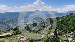 Russia, Dagestan, Mountain landscape. View of Gunib area