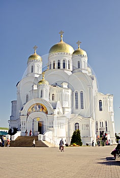 Russia, Diveevo, Transfiguration Cathedral in Holy Trinity Seraphim-Diveevo monastery, churchs