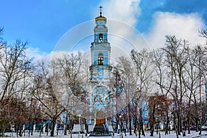 Russia . Ekaterinburg . Church of the ascension on the ascension hill