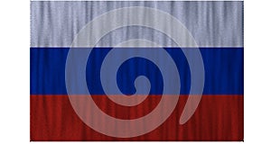 Russia Flag 3D render