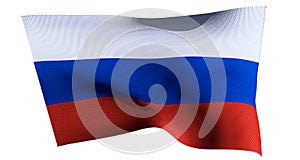 Russia Flag 3D render
