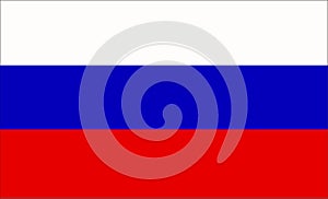 Russia Flag Design Vector