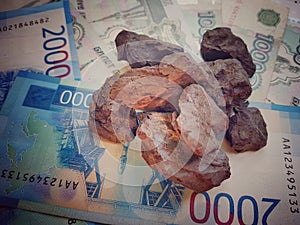 Russia has the main income from the sale of coal exported worldwide