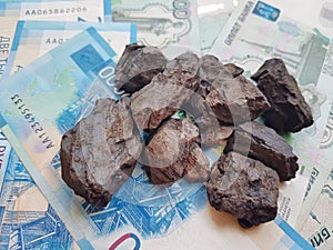 Russia has the main income from the sale of coal exported worldwide