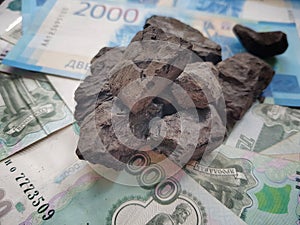 Russia has the main income from the sale of coal exported worldwide