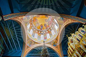 RUSSIA, KABARDINO-BALKARIA-MAY 09, 2021: Cathedral of Mary Magdalene