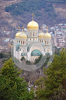 Russia. Kislovodsk. The Piously-Nikolsky temple photo