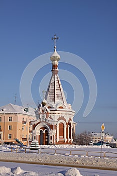 Russia Mordovia republic Chapel in Saransk