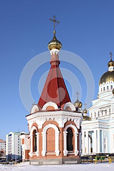 Russia Mordovia republic Chapel in Saransk