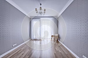 empty interior in modern house