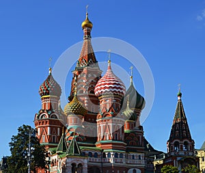 Russia, Moscow,Kremlin, St. Basil`s Cathedral. Photography