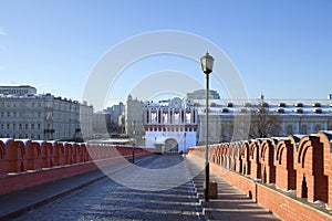 Russia. Moscow. The Kremlin walls.