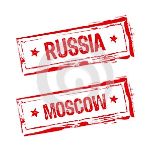 Russia - moscow rubber stamp