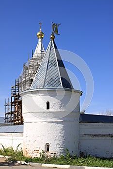 Russia. Mozhaisky Luzhetsky of the Nativity of the virgin Ferapontov monastery. Tower