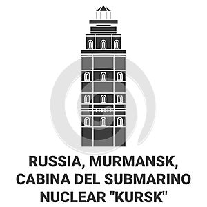 Russia, Murmansk, Cabina Del Submarino Nuclear Kursk travel landmark vector illustration photo