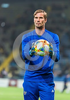 Russia national football team goalkeeper Anton Shunin