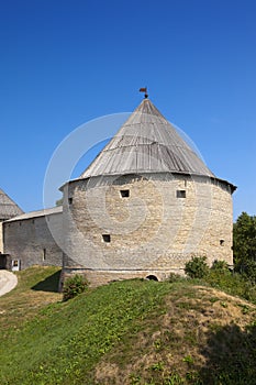 Russia. Old ladoga. Fortress. The first fortress has been constructed at the time of Prophetic Oleg