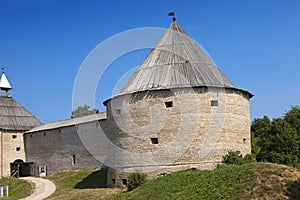 Russia. Old ladoga. Fortress. The first fortress has been constructed at the time of Prophetic Oleg