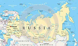 Russia Political Map