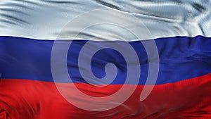 RUSSIA Realistic Waving Flag Background